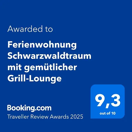 Schwarzwaldtraum Mit Gemuetlicher Grill-lounge Appartement *